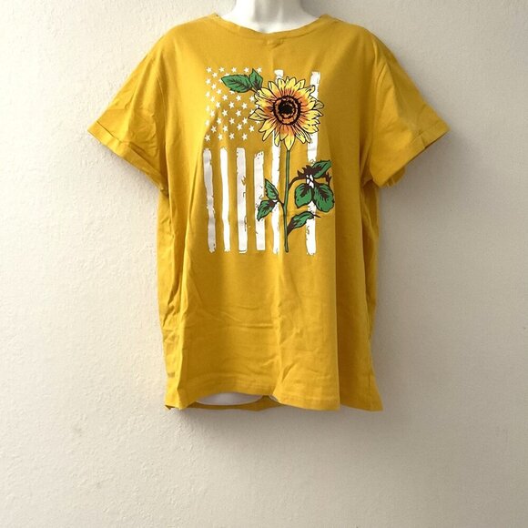 SUNFLOWER T- SHIRT SHORT SLEEVE YELLOW XL - Picture 2 of 11